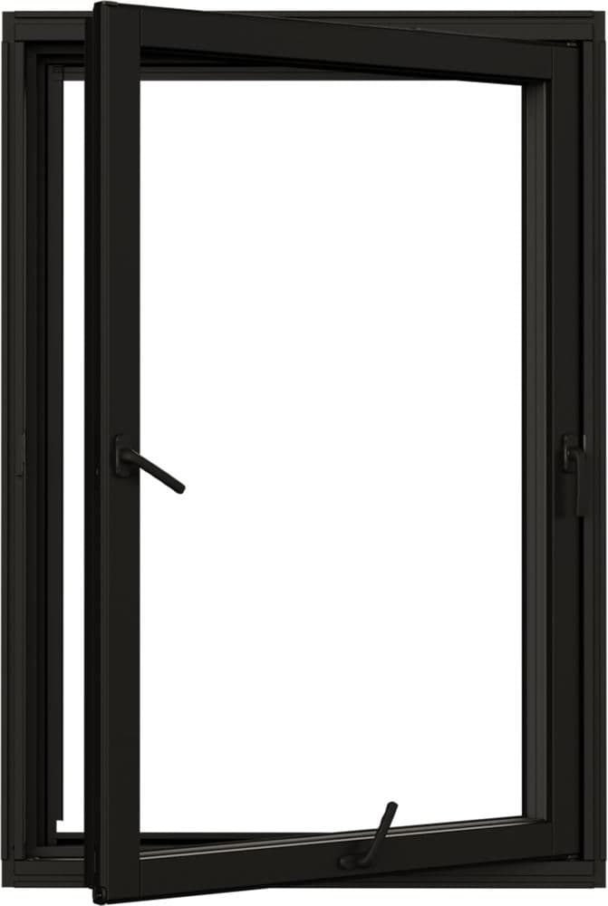Sort vindu RAL 9005
